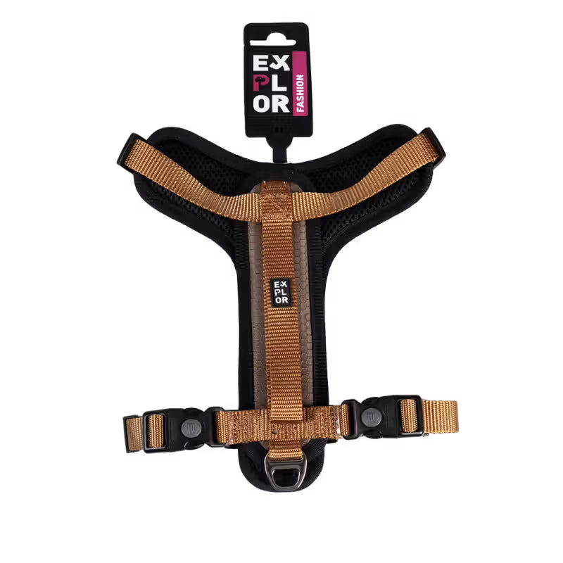 Duvo Plus Explor Classic Camel - Arnés en Y para perro