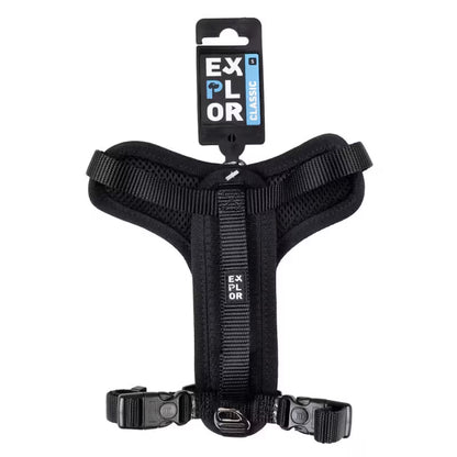Duvo Plus Explor Classic Preto - Peitoral em Y para cão
