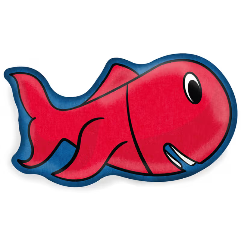 Ferribiella Peixe de tecido com matatabi - Cat toy with matatabi