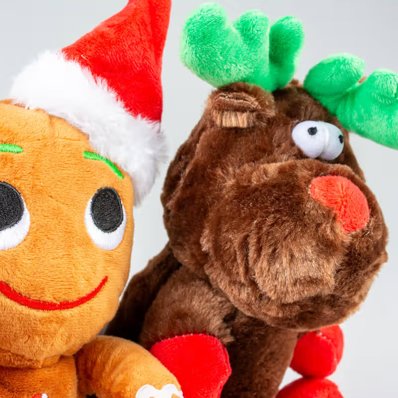 Duvo Plus - Peluche de Navidad con sonido para perro