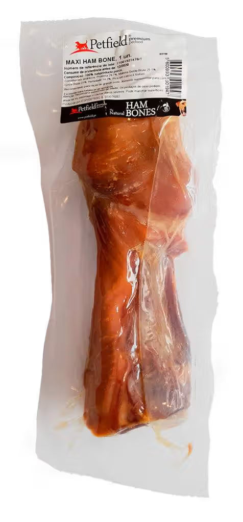Petfield Classic The Natural Ham Bones Maxi Cão Presunto - Snack para cão