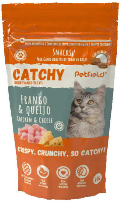 Catchy Gato Adulto Pollo y Queso - Snack para gato