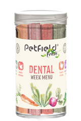 Petfield Fresh Dental Sticks Week Menu Cão - Snack para cão para higiene oral