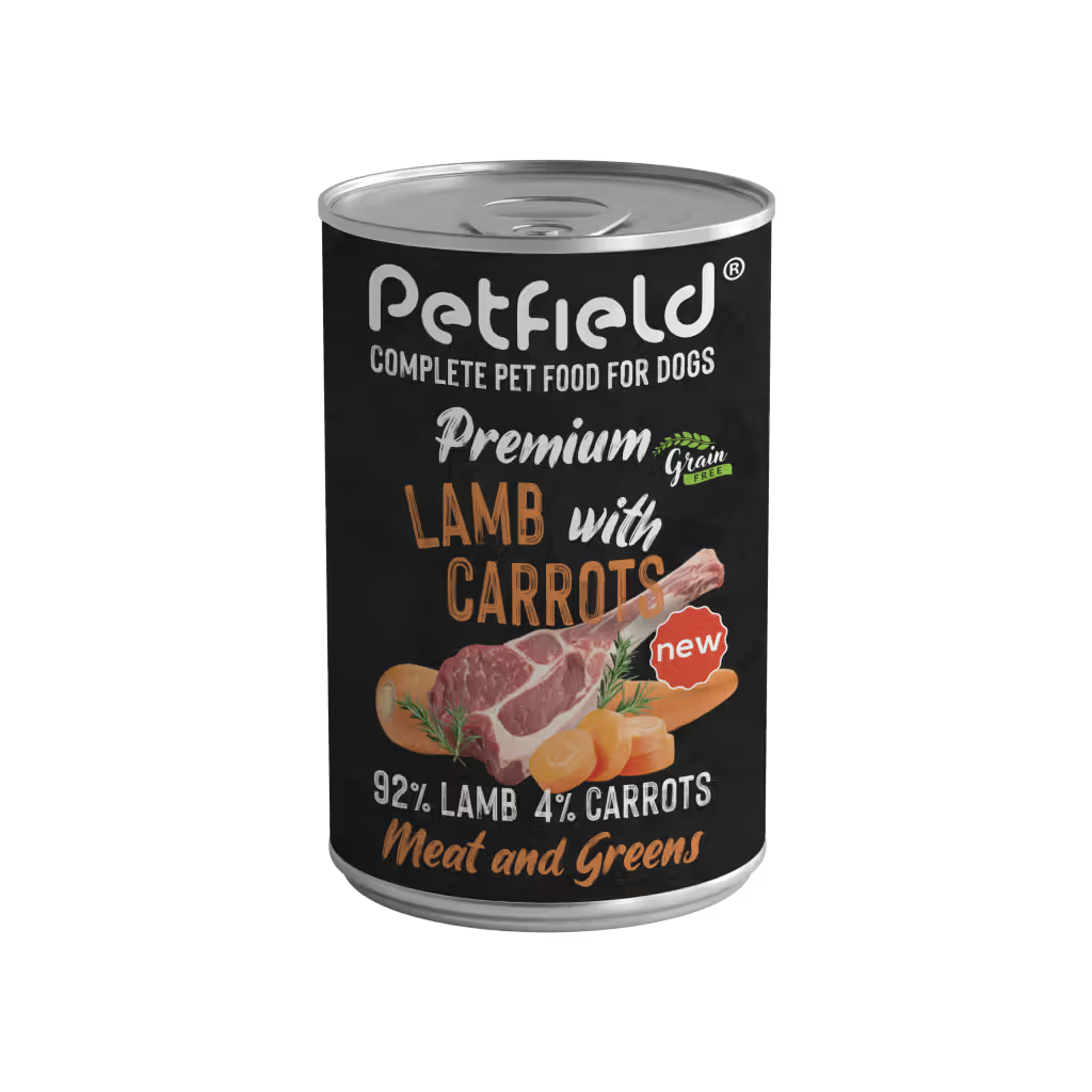 Petfield Premium Pet Food Perro Cordero y Zanahoria - Comida húmeda para perro