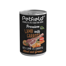 Petfield Premium Pet Food Perro Cordero y Zanahoria - Comida húmeda para perro