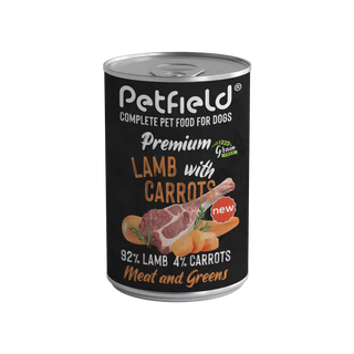 Petfield Premium Pet Food Perro Cordero y Zanahoria - Comida húmeda para perro