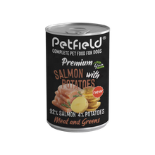 Petfield Premium Pet Food Perro Salmón y Patata - Comida húmeda para perro
