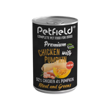 Petfield Premium Pet Food Perro Pollo y Calabaza - Comida húmeda para perro
