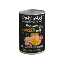 Petfield Premium Pet Food Perro Pollo y Calabaza - Comida húmeda para perro