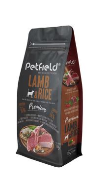 Petfield Premium Pet Food Perro Cordero y Arroz - Pienso seco para perro