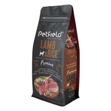 Petfield Premium Pet Food Cão Borrego e Arroz - Ração seca para cão