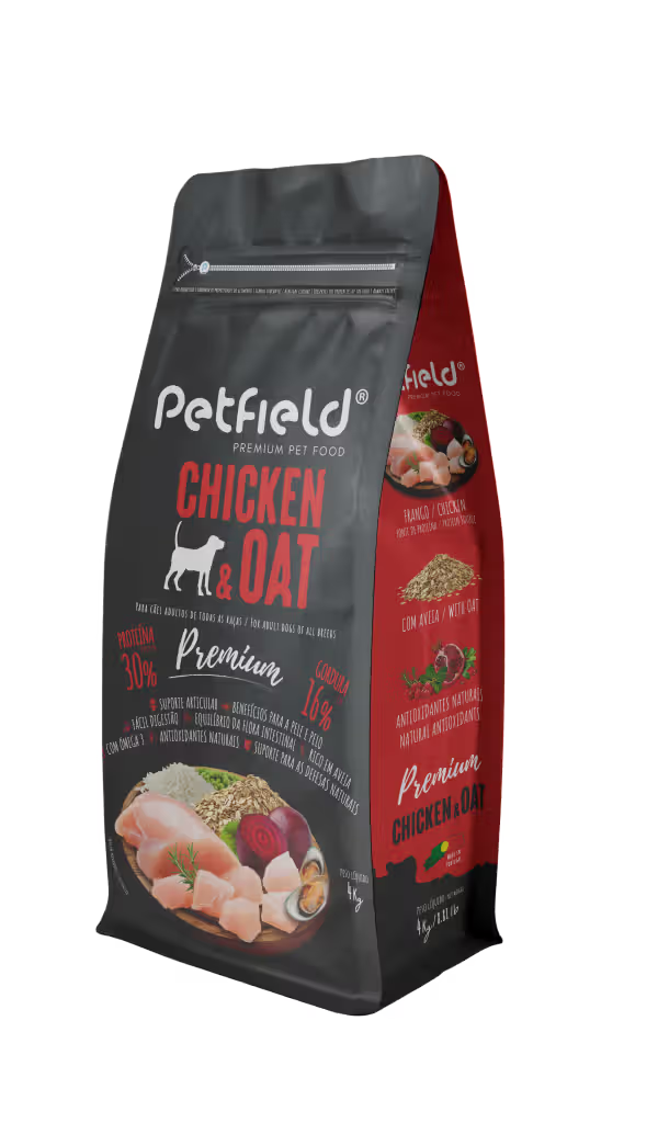 Petfield Premium Pet Food Perro Pollo y Avena - Pienso seco para perro