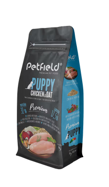 Petfield Premium Pet Food Puppy Dog Chicken, Oats and Rice - Dry dog food
