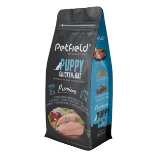 Petfield Premium Pet Food Puppy Dog Chicken, Oats and Rice - Dry dog food