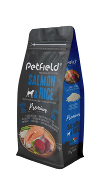 Petfield Premium Pet Food Dog Salmon and Rice - Dry dog food