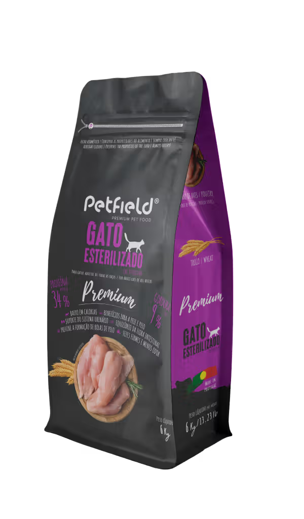 Petfield Premium Pet Food Gato Adulto Esterilizado Pollo - Pienso seco para gato esterilizado