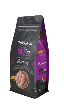 Petfield Premium Pet Food Gato Adulto Esterilizado Pollo - Pienso seco para gato esterilizado