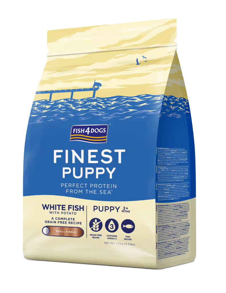 Fish4Pets Finest Perro Cachorro Pescado Blanco - Pienso seco para perro