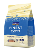 Fish4Pets Finest Cão Cachorro Peixe Branco - Ração seca para cão