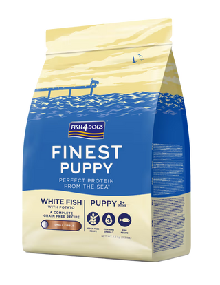 Fish4Pets Finest Perro Cachorro Pescado Blanco - Pienso seco para perro