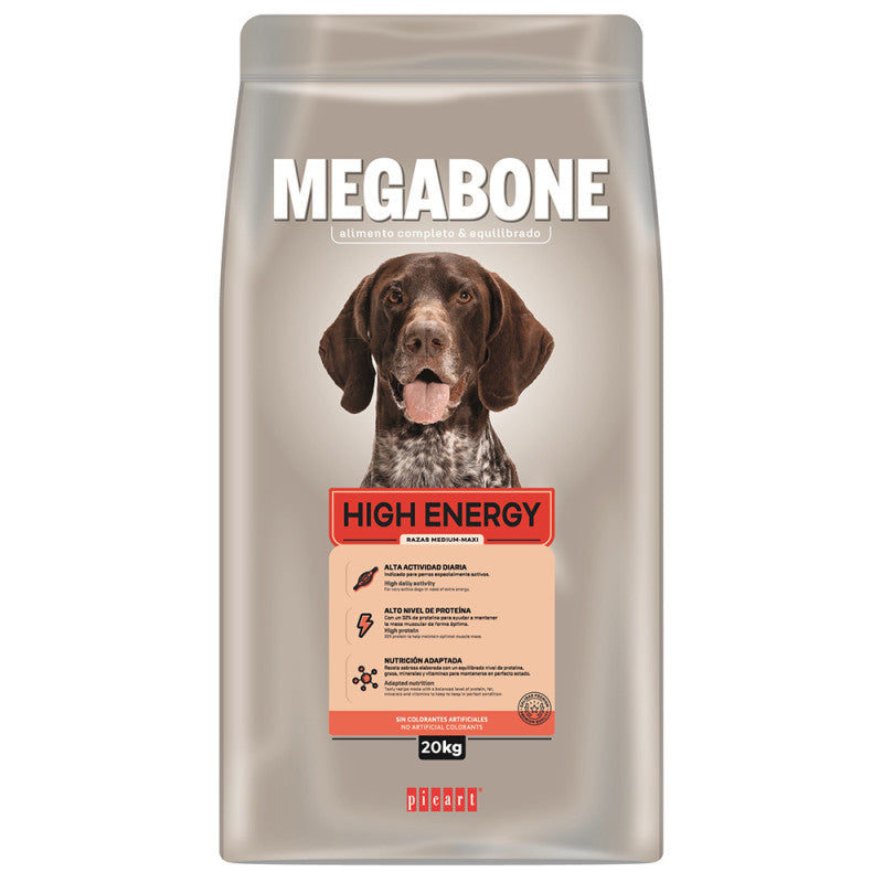 Picart Megabone Alta Energía - Perro Adulto 20 kg