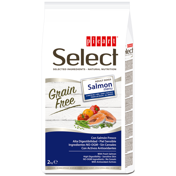 Picart Select Cão Adulto - Sem Cereais Menu Salmão 10 kg