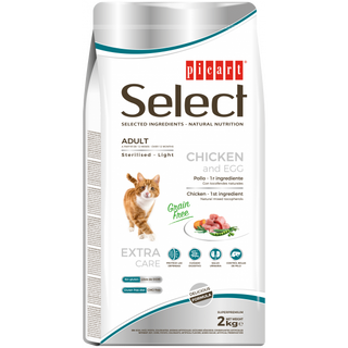Picart Select Sterilised/Light Grain Free Adult Cat - Chicken and Egg