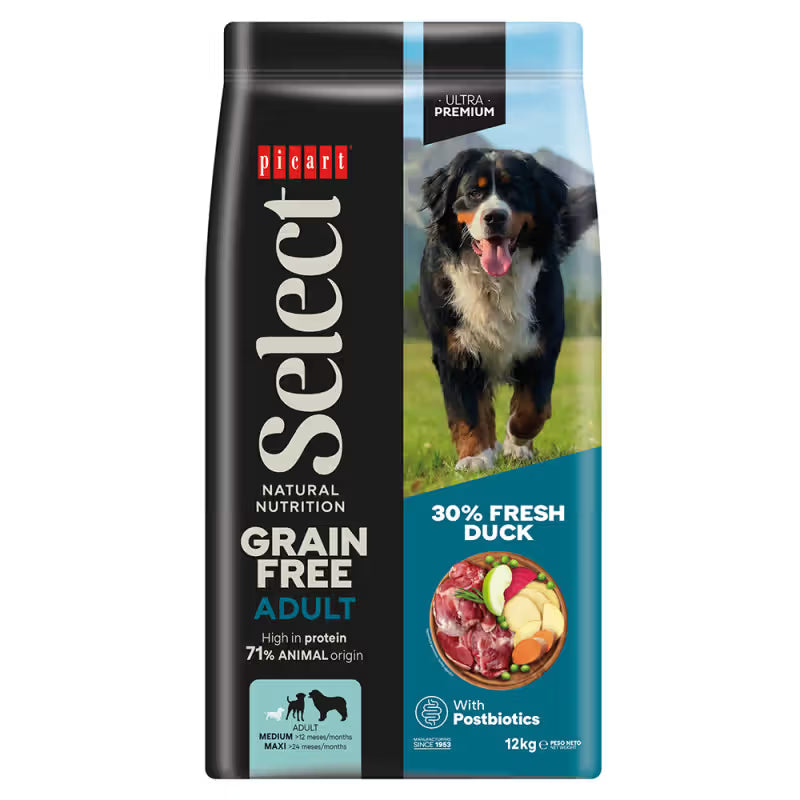 Picart Select Ultra Premium Adult Dog Grain-Free Duck - Dry dog food