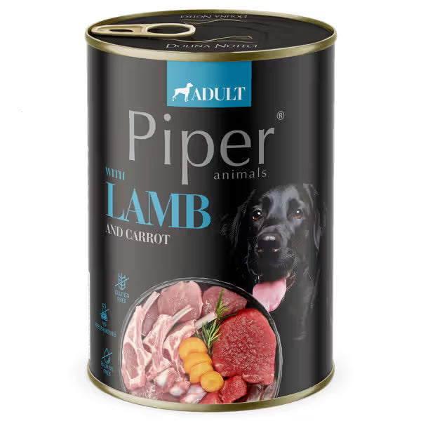 Piper - Alimento em patê para cão adulto - Borrego e Cenoura