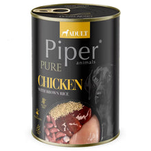 Piper Pure - Alimento em patê para cão adulto - 100% Frango e Arroz Integral