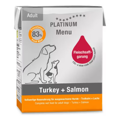 Platinum Menu Adult Dog Turkey and Salmon - Wet dog food