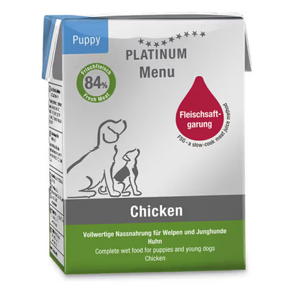 Platinum Menu Perro Cachorro Pollo - Comida húmeda para perro