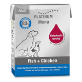 Platinum Menu Cão Peixe e Frango - Ração húmida para cão