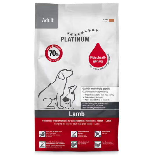 Platinum Adult Dog Lamb and Rice - Dry dog food