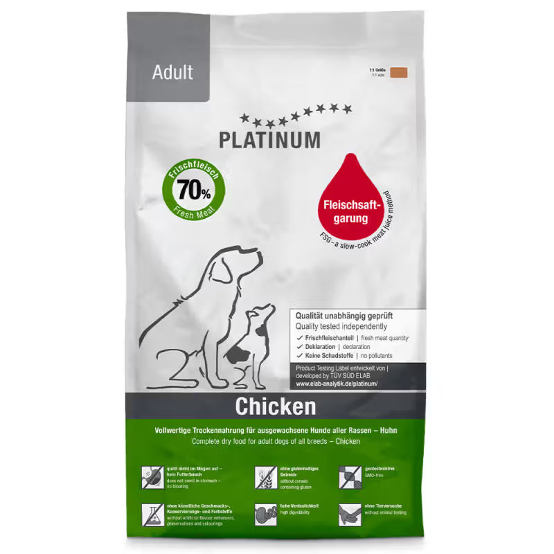 Platinum Perro Adulto Pollo - Pienso seco para perro