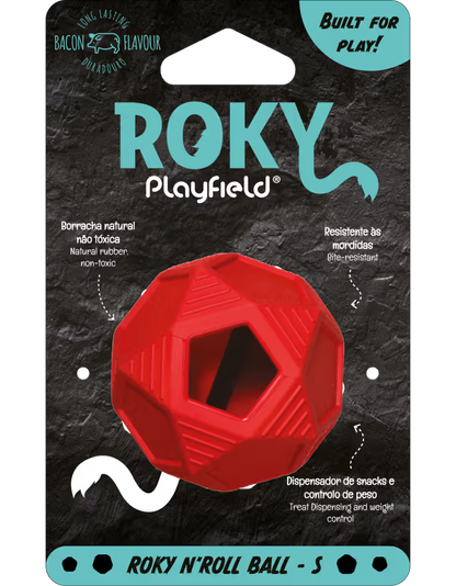 Playfield Roky - Roky N’Roll Ball - Juguete para perro con aroma a bacon