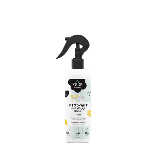 Plouf Dry Clean Lotion - Loción limpiadora para perro y gato