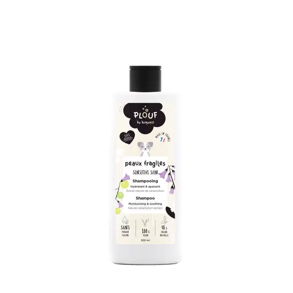 Plouf Sensitive Skin Shampoo - Champú para perro con piel sensible