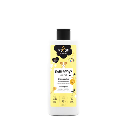 Plouf Long Coat Shampoo - Champú para perro de pelo largo