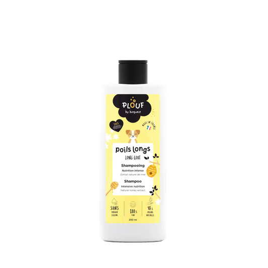 Plouf Long Coat Shampoo - Champú para perro de pelo largo