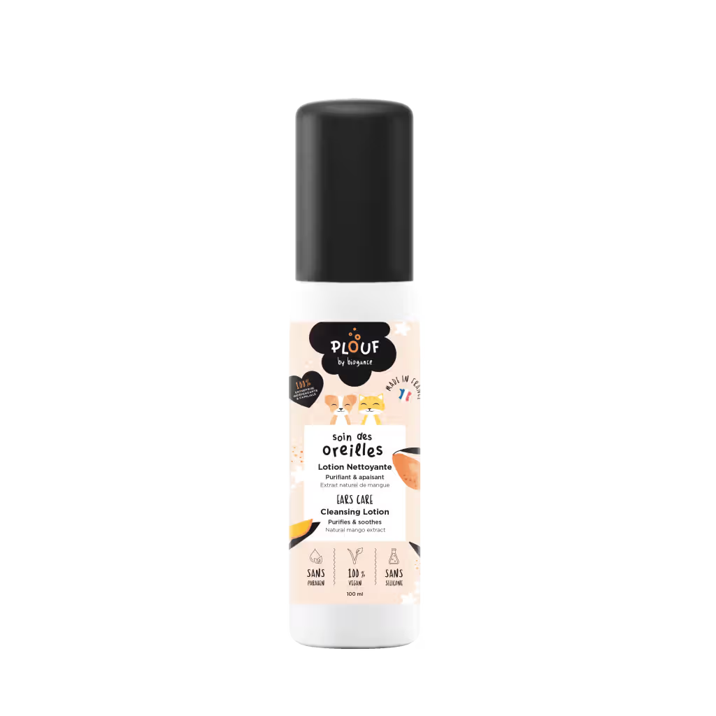 Plouf Ears Lotion - Loción para perro y gato para limpieza de oídos