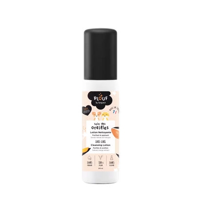 Plouf Ears Lotion - Loción para perro y gato para limpieza de oídos