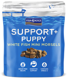 Fish4Pets Suport+ Cão Cachorro Digestão Salmão e Peixe Branco - Snack para cão com sensibilidade digestiva