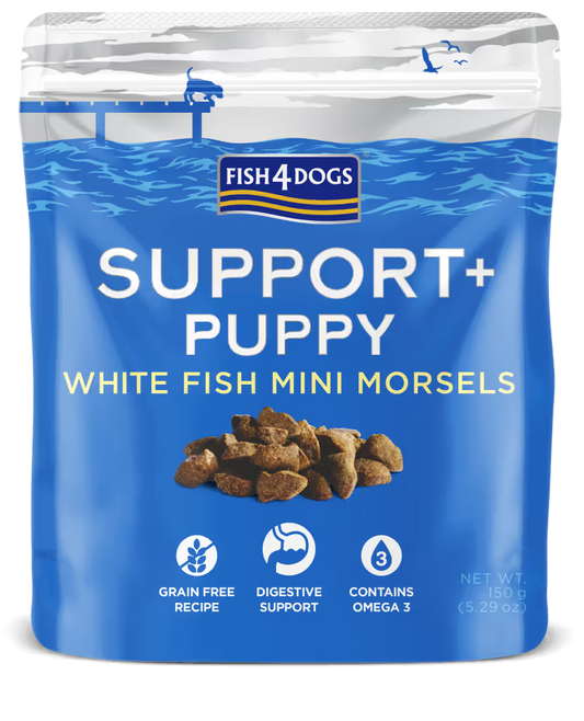 Fish4Pets Suport+ Puppy Dog Digestion Salmon and White Fish - Dog treat for digestive sensitivity