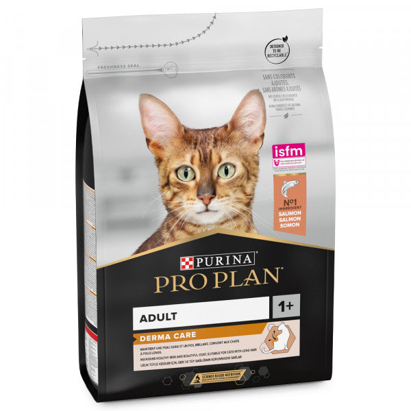Pro Plan Derma Care - Dry Cat Food for Cats with Sensitive Skin - Salmon 3 kg