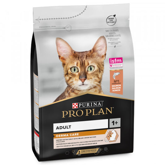Pro Plan Derma Care - Dry Cat Food for Cats with Sensitive Skin - Salmon 3 kg