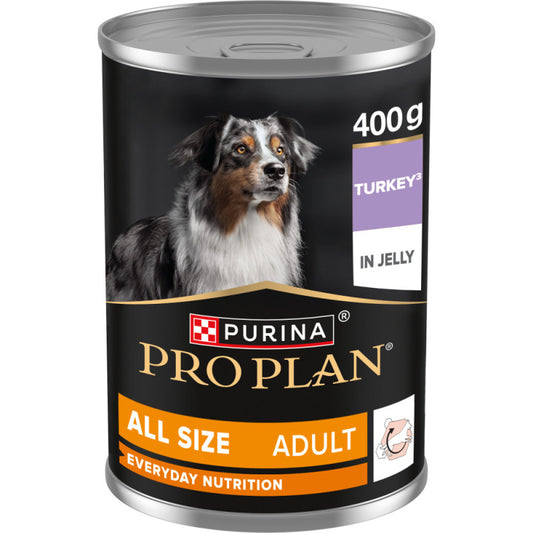 Pro Plan Everyday Nutrition - Adult Dog Food in Jelly - Turkey | 12 x 400 g
