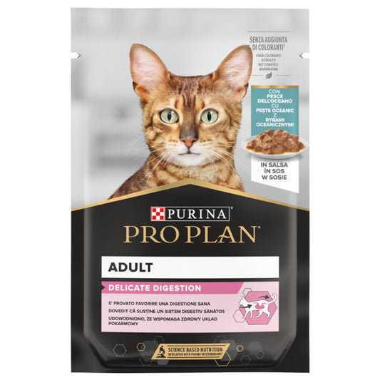 Pro Plan Nutrisavour Delicate - Ocean Fish for Delicate Cats | 26 x 85 g