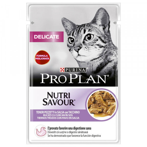 Pro Plan Nutrisavour Delicate Adult Cat Turkey | 26 x 85 g