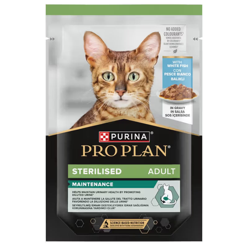 Pro Plan Sterilised Adult Cat White Fish - Wet food for sterilised cats
